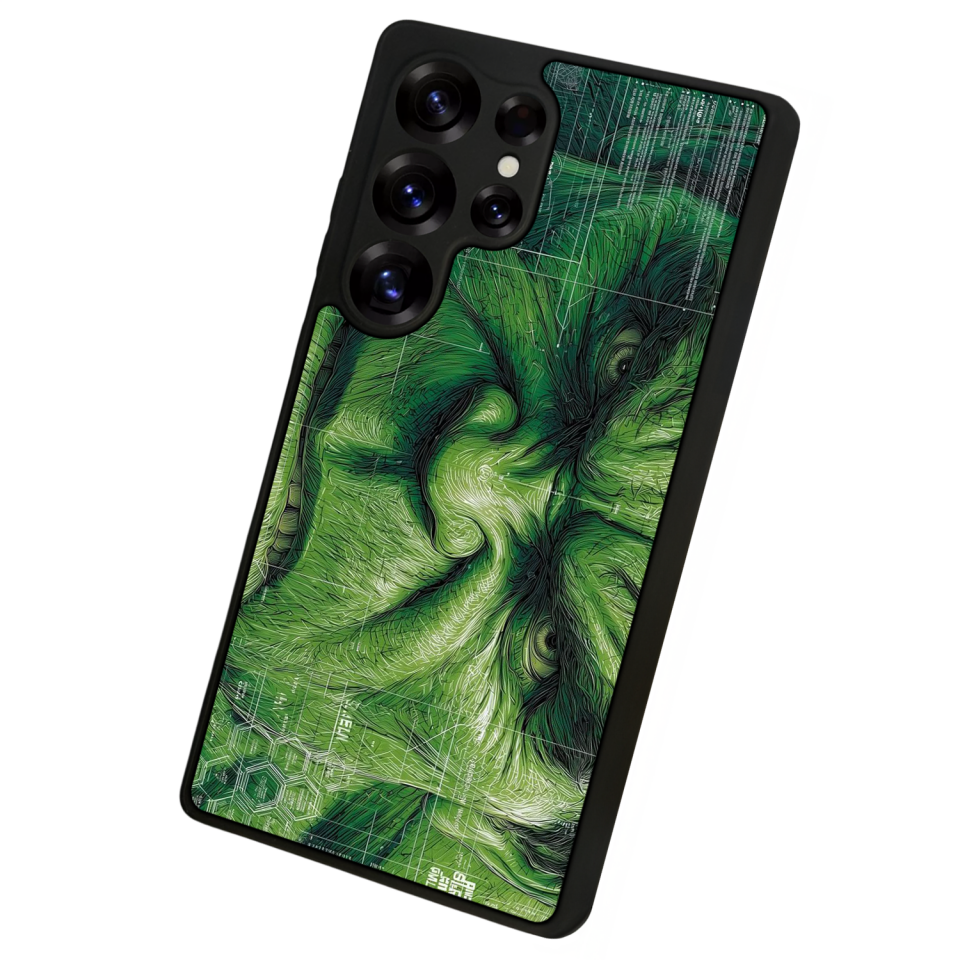 Samsung Galaxy S25 Ultra Uyumlu Hulk Tasarımlı Glossy Premium Kılıf