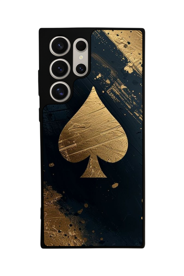 Samsung Galaxy S22 Ultra Uyumlu Kart Tasarımlı Glossy Premium Kılıf