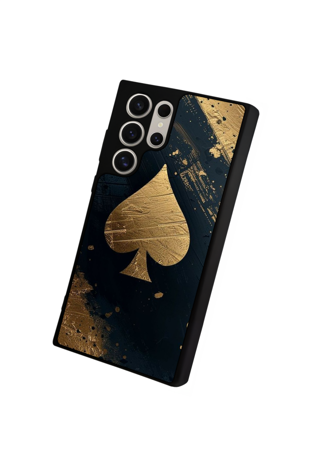 Samsung Galaxy S22 Ultra Uyumlu Kart Tasarımlı Glossy Premium Kılıf