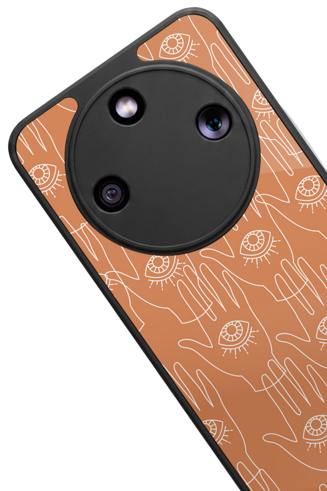 Honor Magic 8 Lite Uyumlu Line Art Tasarımlı Glossy Premium Kılıf