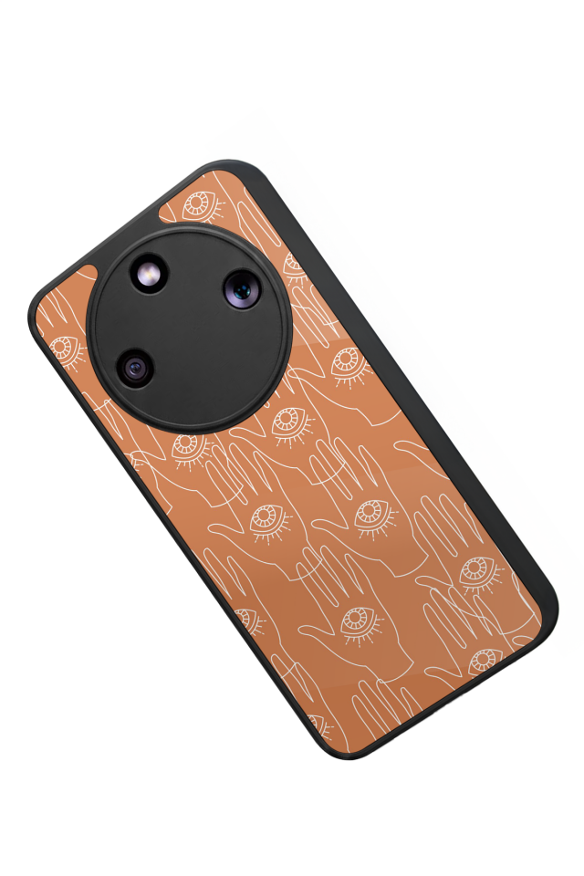 Honor Magic 8 Lite Uyumlu Line Art Tasarımlı Glossy Premium Kılıf