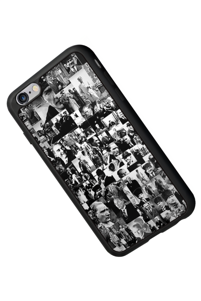 iPhone 6s Plus Uyumlu Mustafa Kemal Ataturk Tasarımlı Glossy Premium Kılıf
