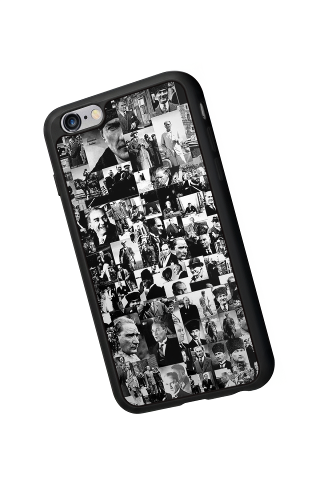 iPhone 6s Plus Uyumlu Mustafa Kemal Ataturk Tasarımlı Glossy Premium Kılıf