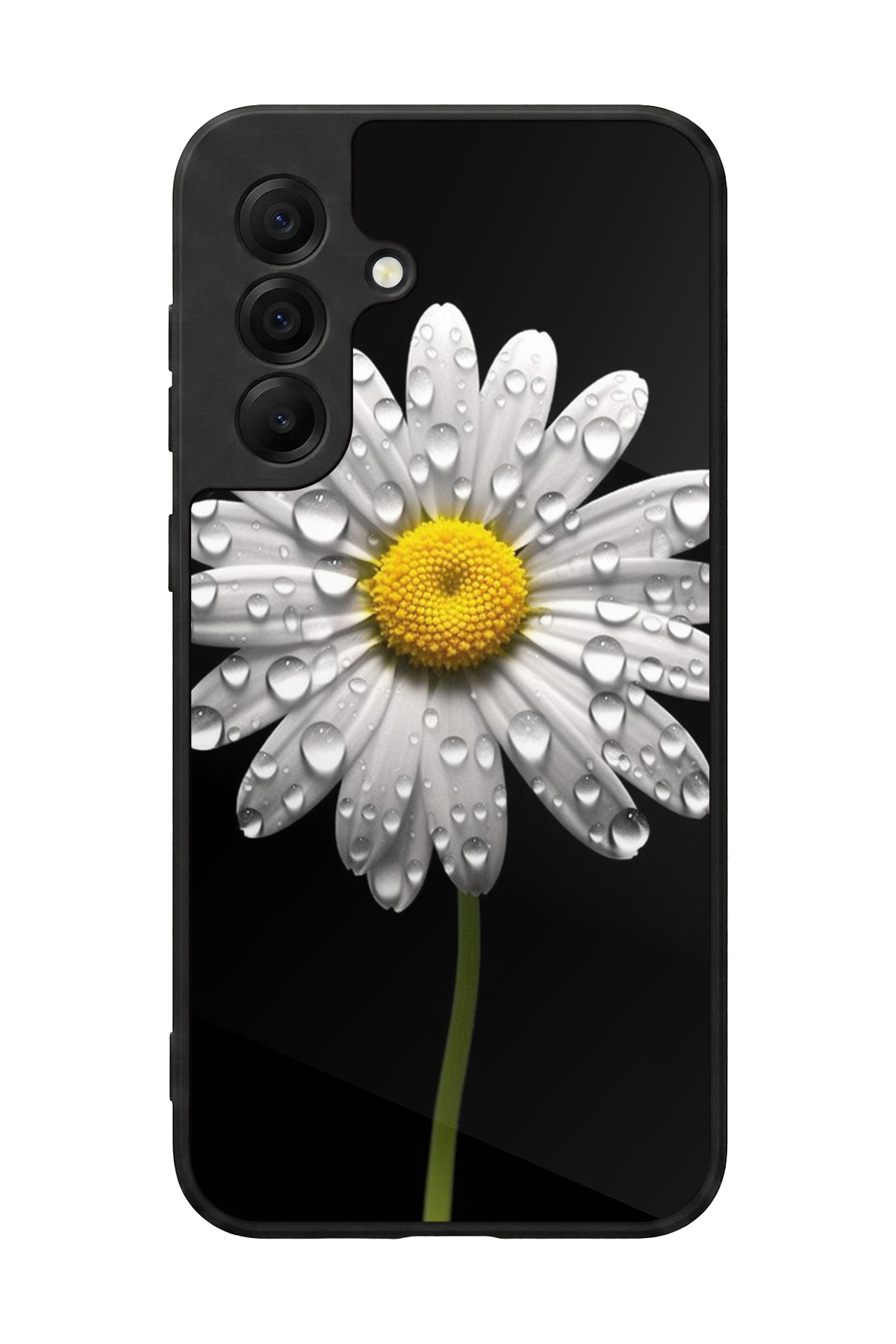 Samsung Galaxy A17 Uyumlu Papatya Tasarımlı Glossy Premium Kılıf