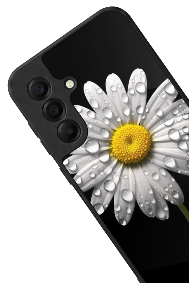 Samsung Galaxy A17 Uyumlu Papatya Tasarımlı Glossy Premium Kılıf