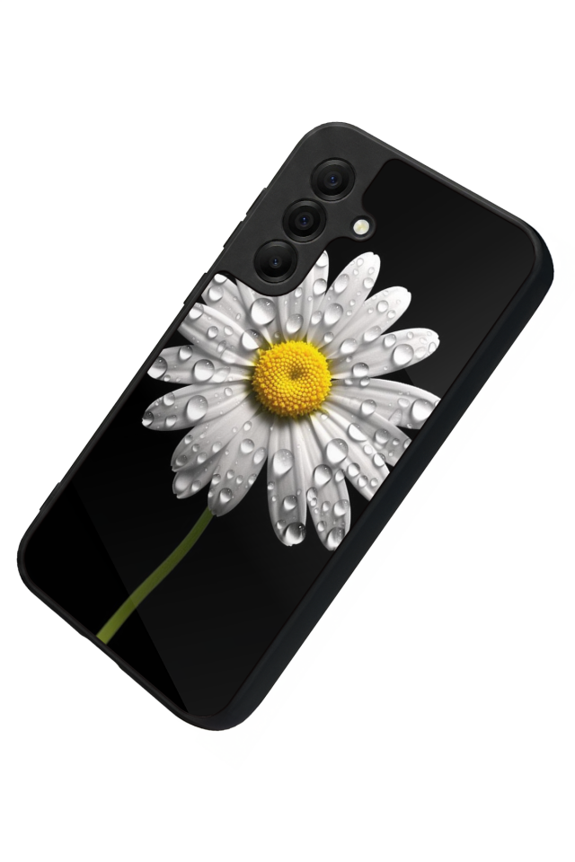 Samsung Galaxy A17 Uyumlu Papatya Tasarımlı Glossy Premium Kılıf