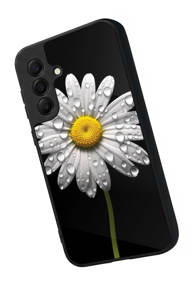 Samsung Galaxy A17 Uyumlu Papatya Tasarımlı Glossy Premium Kılıf