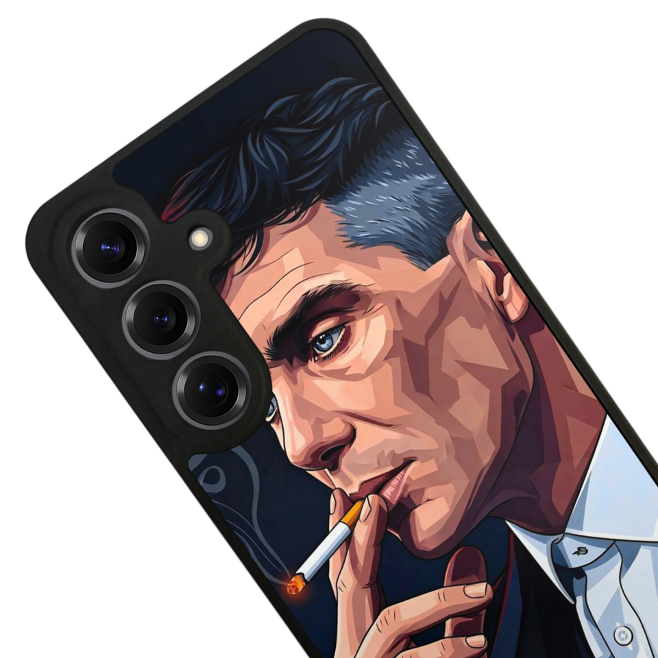 Samsung Galaxy S25 Uyumlu Peaky Blinders Tasarımlı Glossy Premium Kılıf