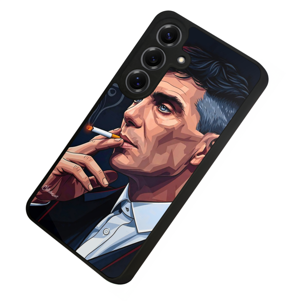 Samsung Galaxy S25 Uyumlu Peaky Blinders Tasarımlı Glossy Premium Kılıf
