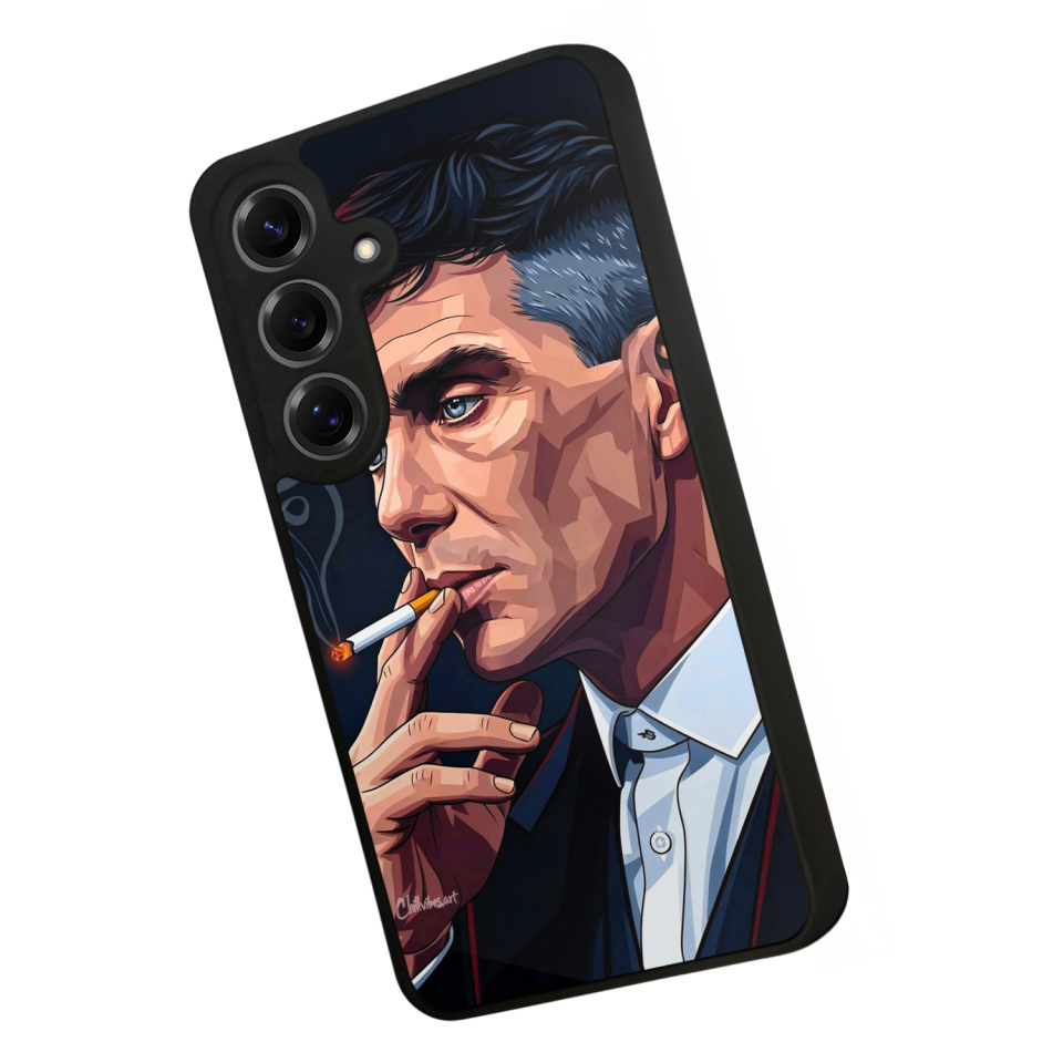 Samsung Galaxy S25 Uyumlu Peaky Blinders Tasarımlı Glossy Premium Kılıf