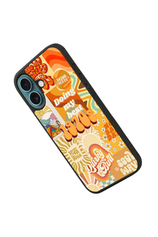 iPhone 16 Uyumlu Poster Tasarımlı Glossy Premium Kılıf