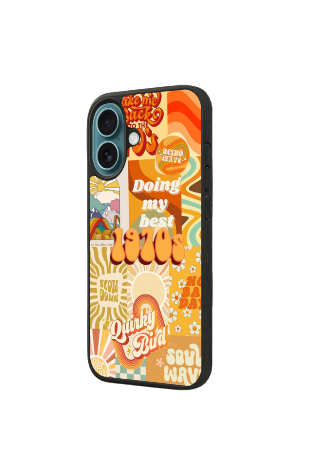 iPhone 16 Uyumlu Poster Tasarımlı Glossy Premium Kılıf