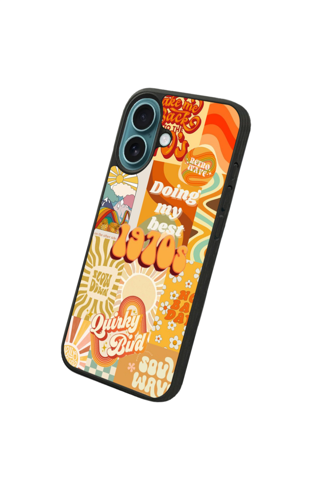 iPhone 16 Uyumlu Poster Tasarımlı Glossy Premium Kılıf