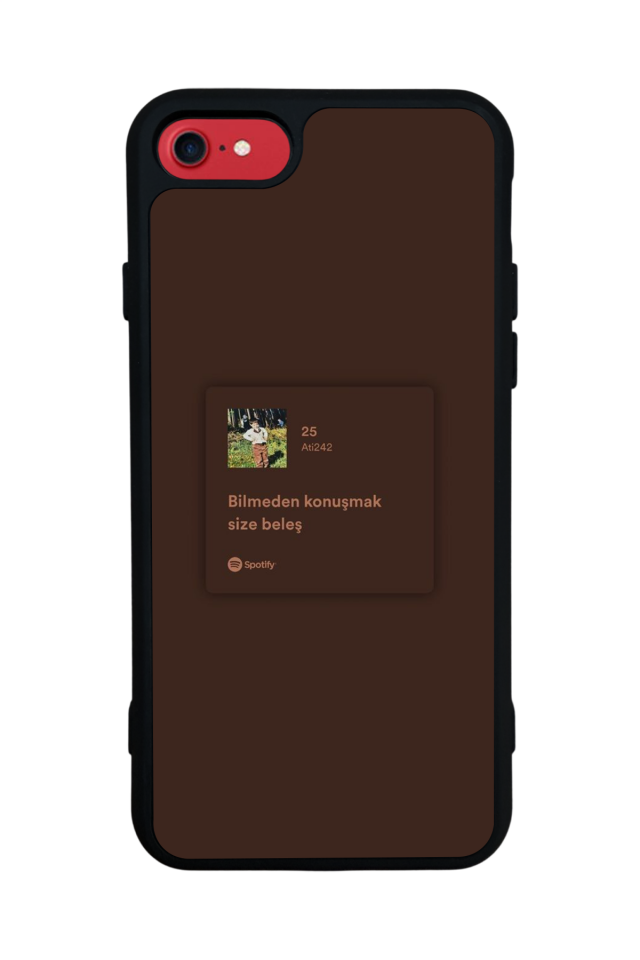 iPhone 7 Uyumlu Sarki Sozleri Tasarımlı Glossy Premium Kılıf