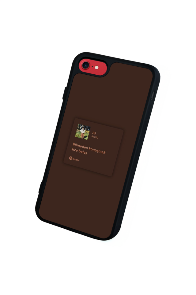 iPhone 7 Uyumlu Sarki Sozleri Tasarımlı Glossy Premium Kılıf