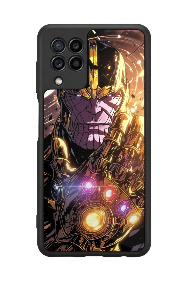 Samsung Galaxy M22 Uyumlu Thanos Tasarımlı Glossy Premium Kılıf