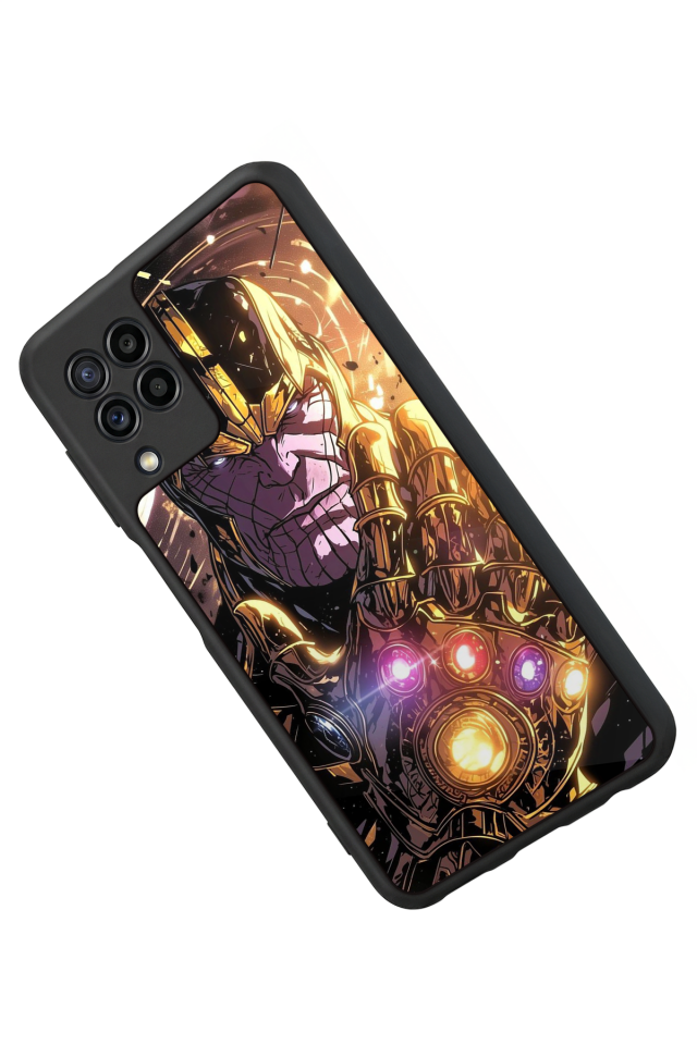 Samsung Galaxy M22 Uyumlu Thanos Tasarımlı Glossy Premium Kılıf
