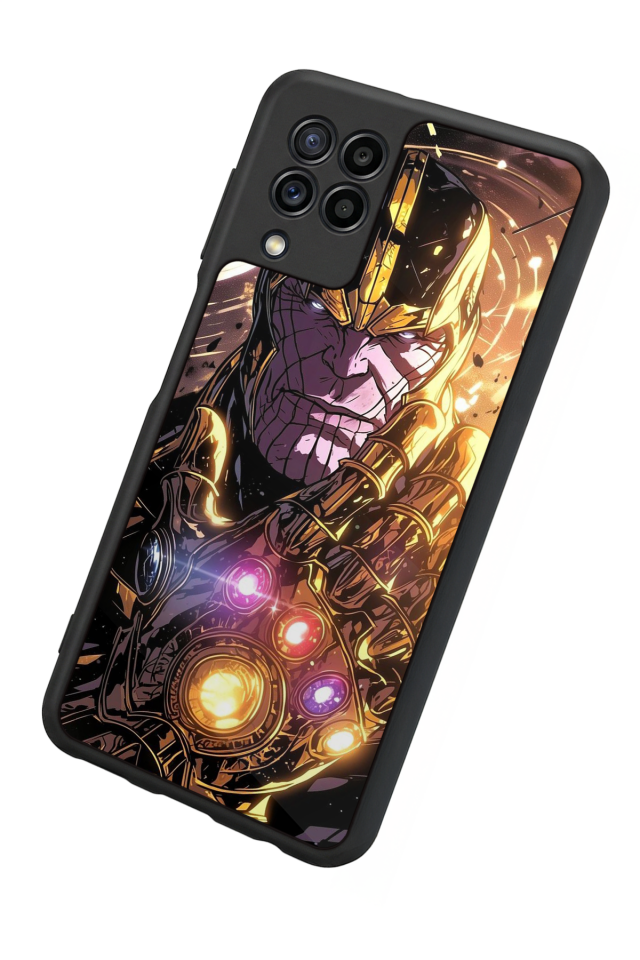 Samsung Galaxy M22 Uyumlu Thanos Tasarımlı Glossy Premium Kılıf