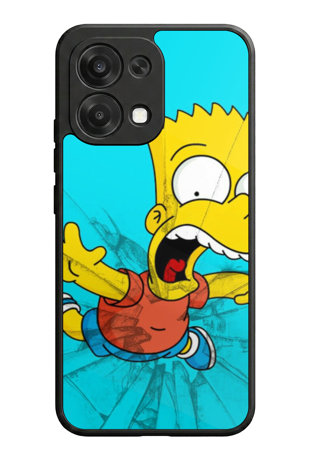 Oppo A6 Pro Uyumlu The Simpsons Tasarımlı Glossy Premium Kılıf