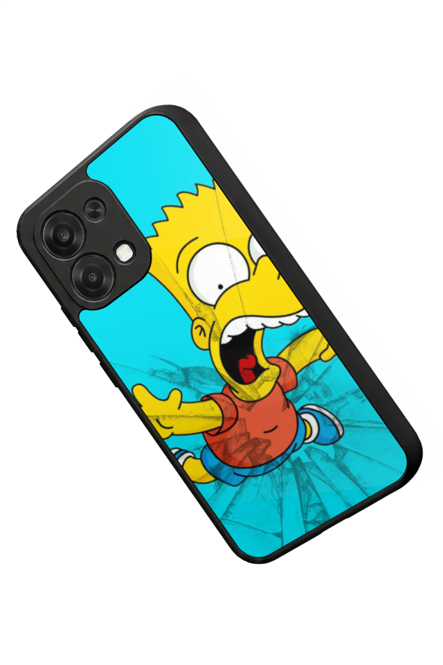 Oppo A6 Pro Uyumlu The Simpsons Tasarımlı Glossy Premium Kılıf