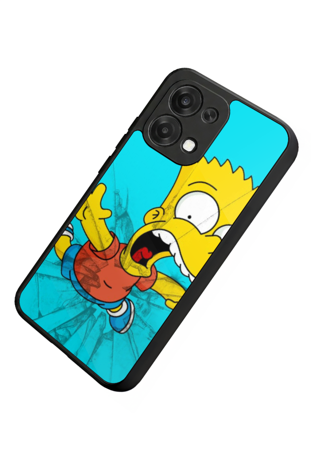 Oppo A6 Pro Uyumlu The Simpsons Tasarımlı Glossy Premium Kılıf