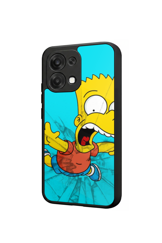 Oppo A6 Pro Uyumlu The Simpsons Tasarımlı Glossy Premium Kılıf