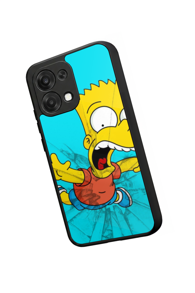 Oppo A6 Pro Uyumlu The Simpsons Tasarımlı Glossy Premium Kılıf