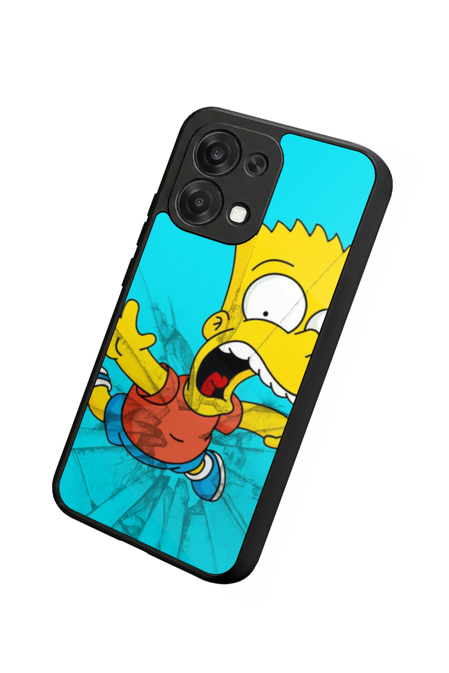 Oppo A6 Pro Uyumlu The Simpsons Tasarımlı Glossy Premium Kılıf