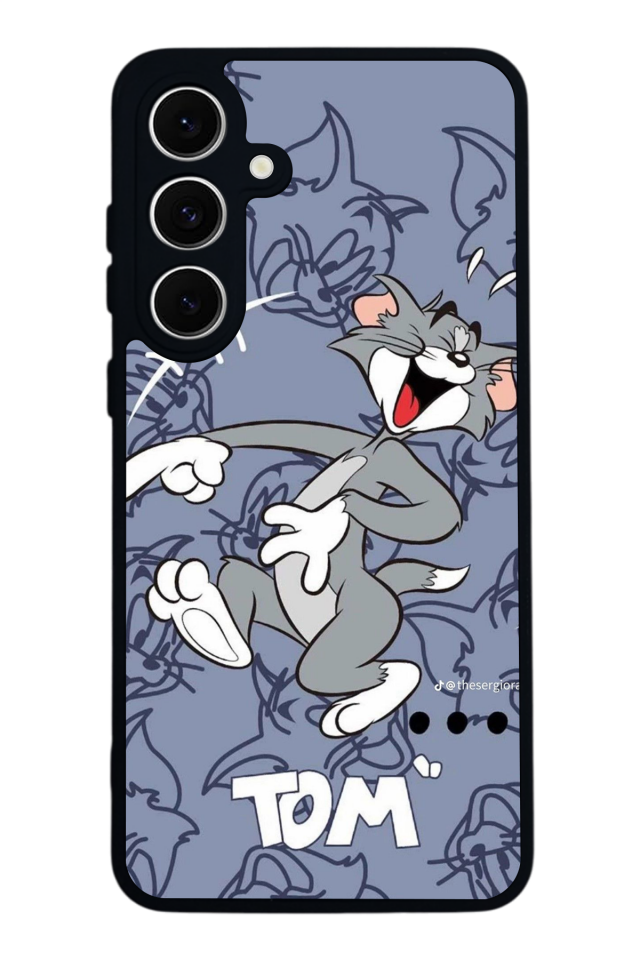 Samsung Galaxy A16 Uyumlu Tom And Jerry Tasarımlı Glossy Premium Kılıf