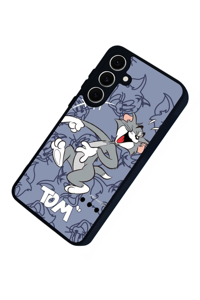 Samsung Galaxy A16 Uyumlu Tom And Jerry Tasarımlı Glossy Premium Kılıf