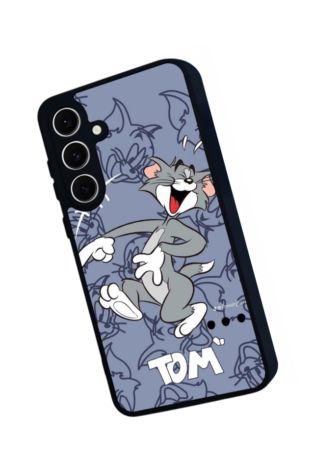 Samsung Galaxy A16 Uyumlu Tom And Jerry Tasarımlı Glossy Premium Kılıf