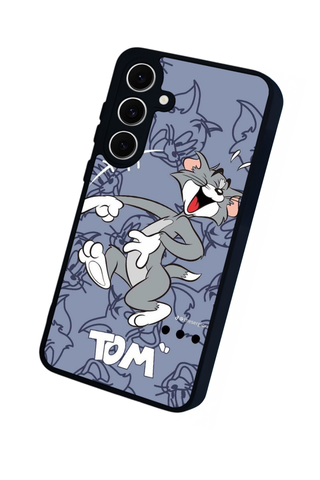 Samsung Galaxy A16 Uyumlu Tom And Jerry Tasarımlı Glossy Premium Kılıf