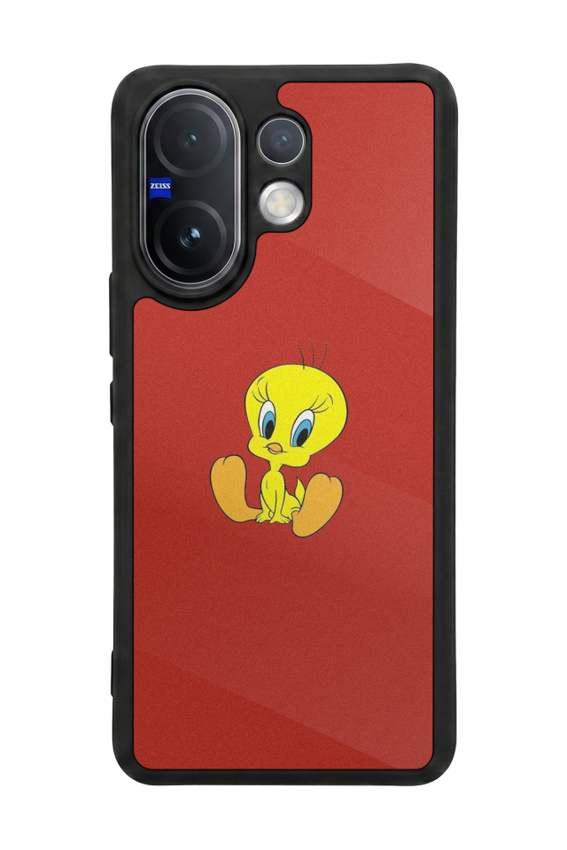 Vivo V60 Uyumlu Tweety Tasarımlı Glossy Premium Kılıf