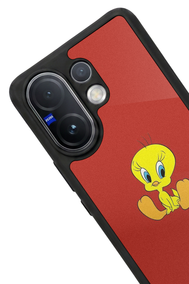Vivo V60 Uyumlu Tweety Tasarımlı Glossy Premium Kılıf