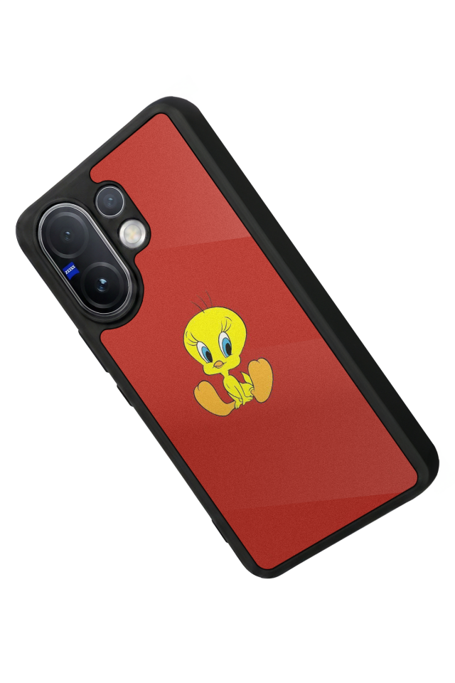 Vivo V60 Uyumlu Tweety Tasarımlı Glossy Premium Kılıf