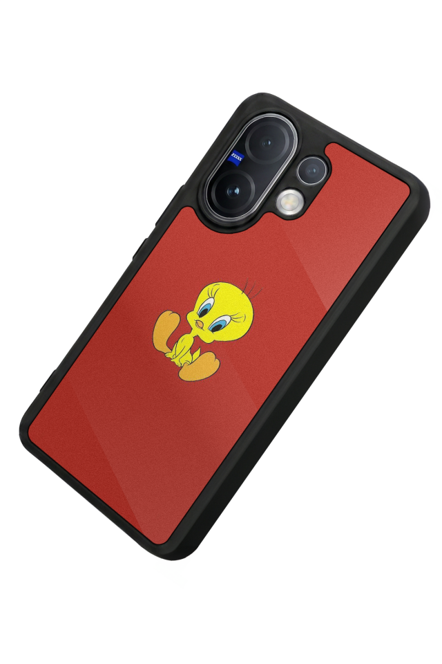 Vivo V60 Uyumlu Tweety Tasarımlı Glossy Premium Kılıf