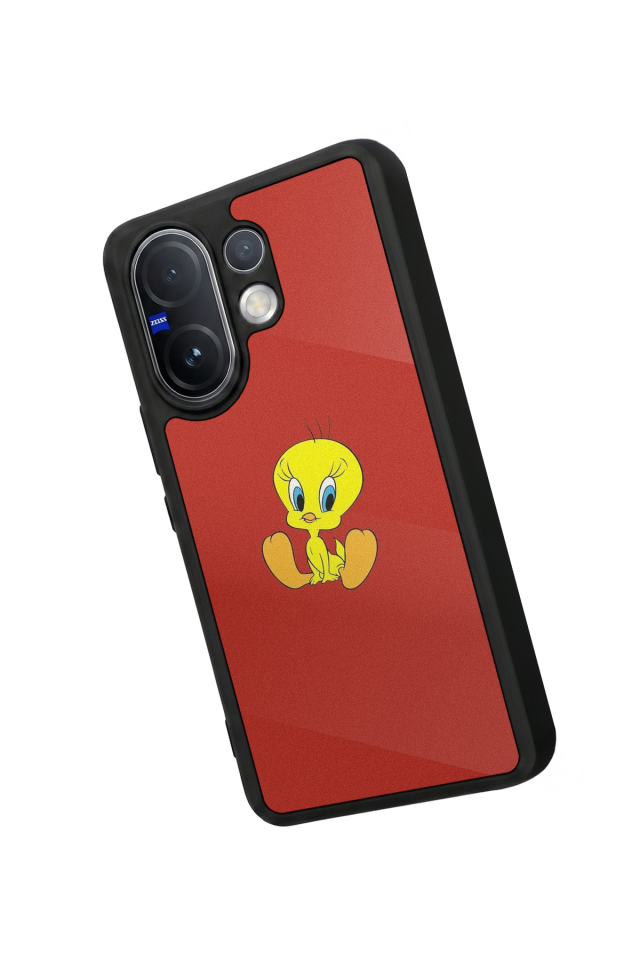 Vivo V60 Uyumlu Tweety Tasarımlı Glossy Premium Kılıf