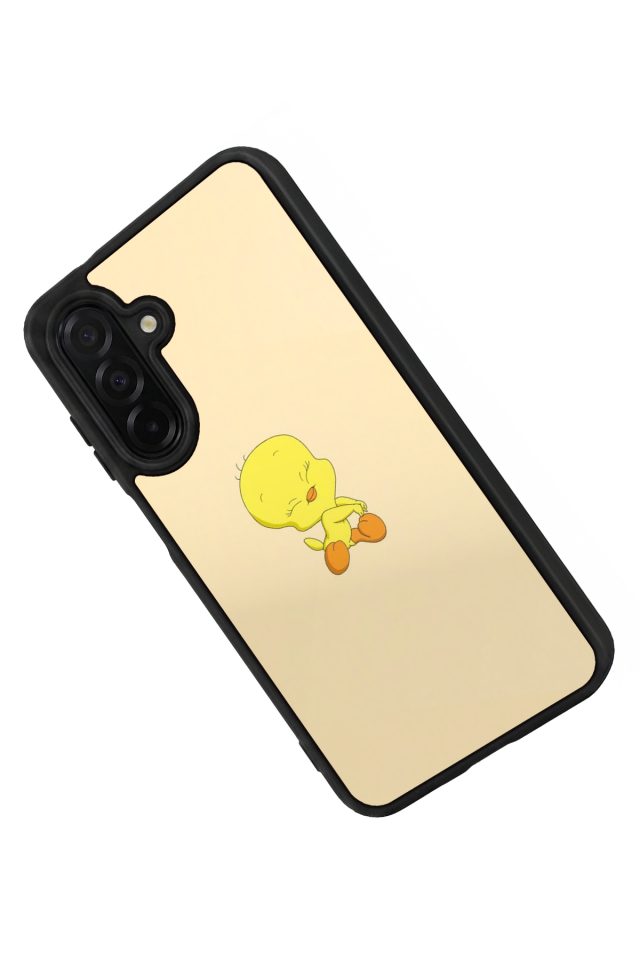 Samsung Galaxy A56 Uyumlu Tweety Tasarımlı Glossy Premium Kılıf