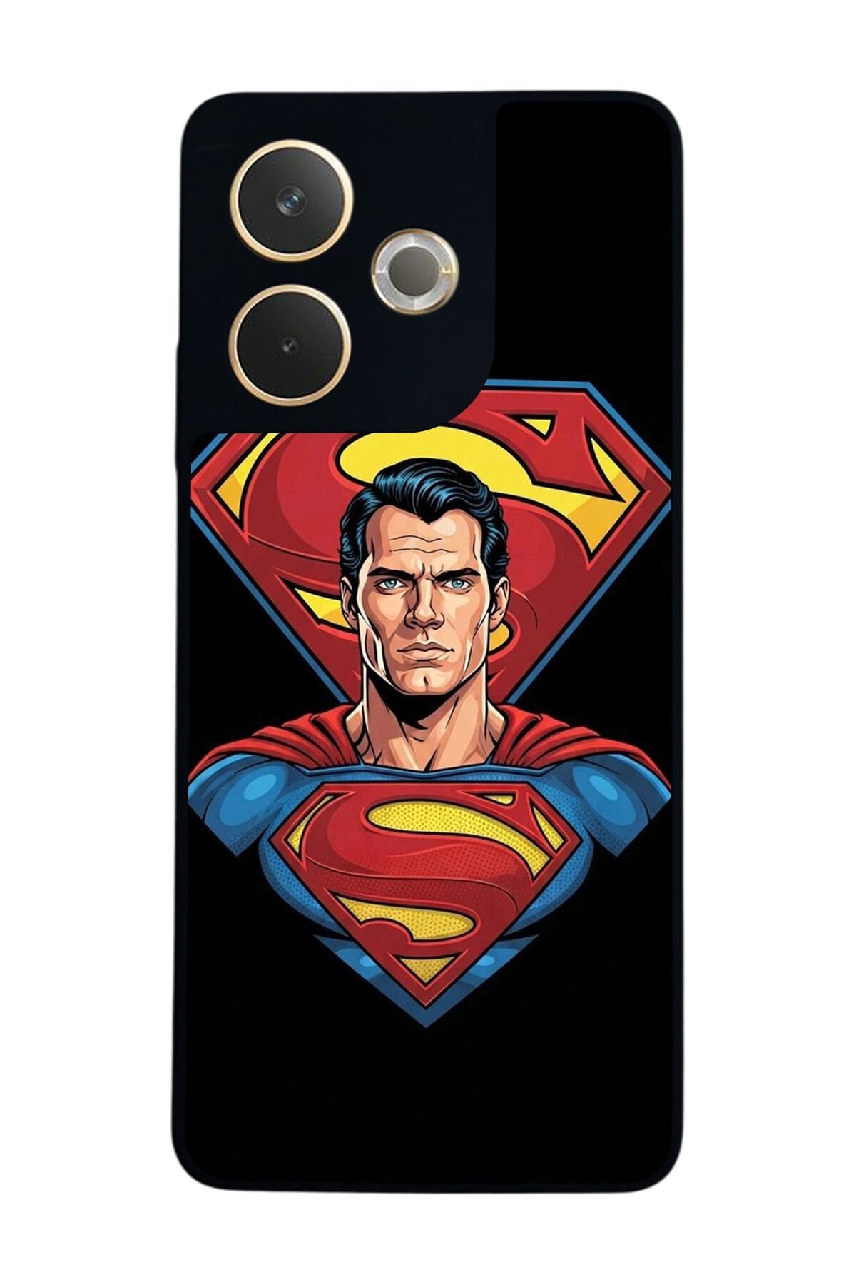 Oppo A5 Pro Uyumlu Superman Tasarımlı Glossy Premium Kılıf