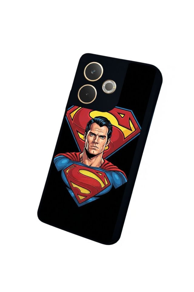 Oppo A5 Pro Uyumlu Superman Tasarımlı Glossy Premium Kılıf