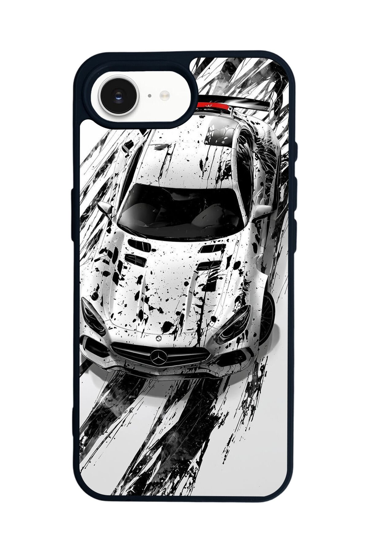 iPhone 16E Uyumlu Mercedes Tasarımlı Glossy Premium Kılıf