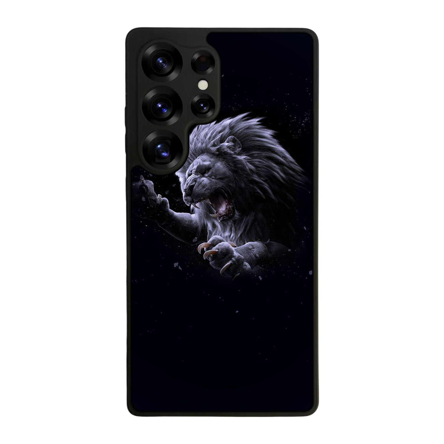 Samsung Galaxy S25 Ultra Uyumlu Aslan Tasarımlı Glossy Premium Kılıf