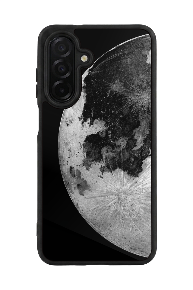 Samsung Galaxy A26 Uyumlu Ay Tasarımlı Glossy Premium Kılıf