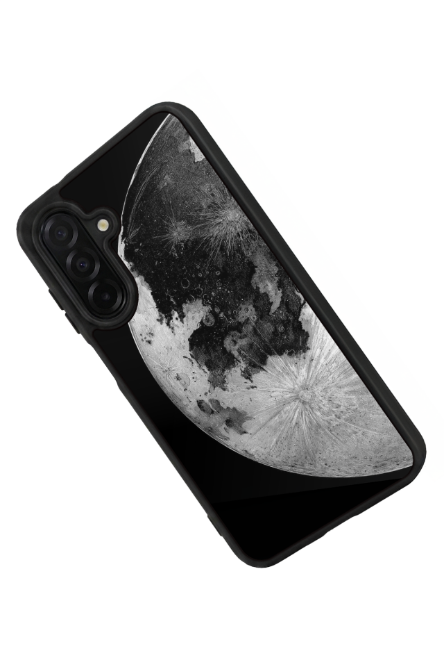 Samsung Galaxy A26 Uyumlu Ay Tasarımlı Glossy Premium Kılıf