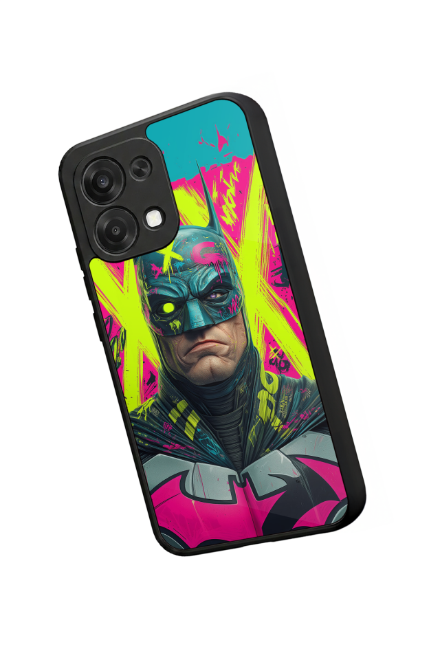 Oppo A6 Pro Uyumlu Batman Tasarımlı Glossy Premium Kılıf