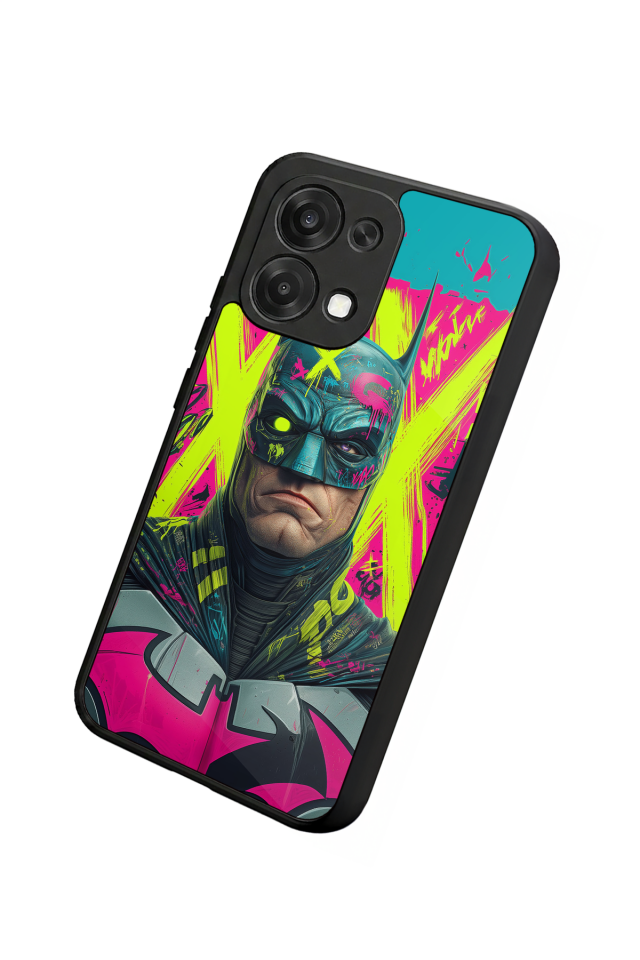Oppo A6 Pro Uyumlu Batman Tasarımlı Glossy Premium Kılıf