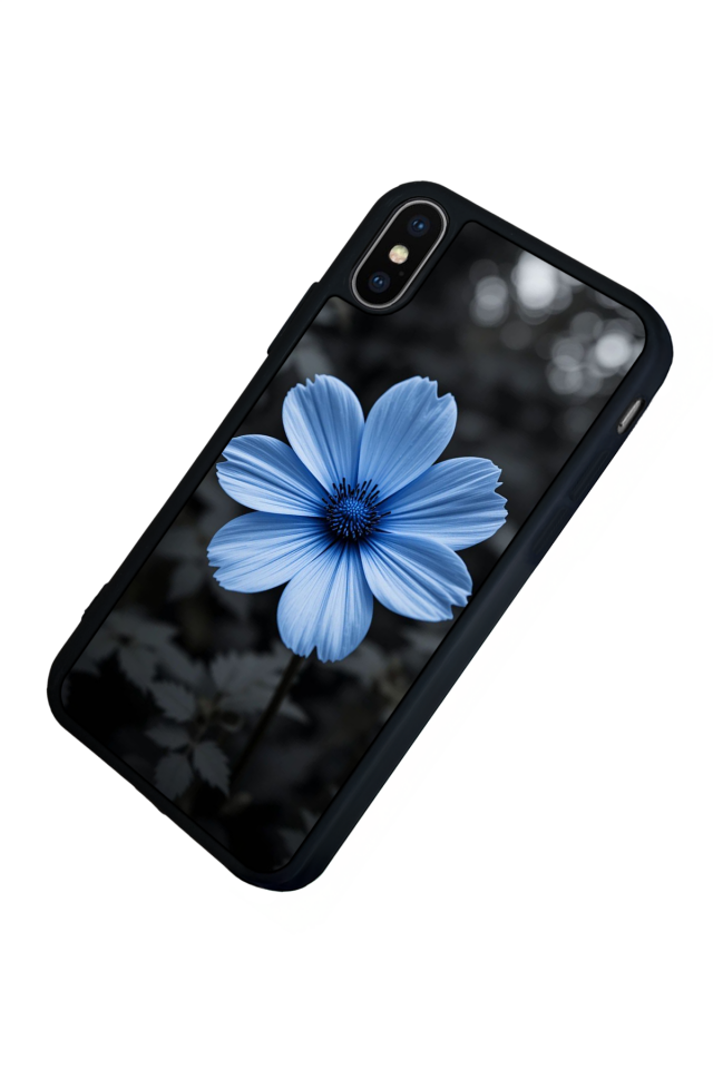 iPhone XS Max Uyumlu Cicek Tasarımlı Glossy Premium Kılıf