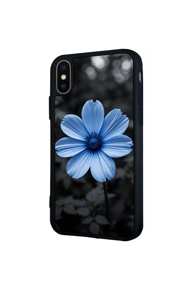 iPhone XS Max Uyumlu Cicek Tasarımlı Glossy Premium Kılıf
