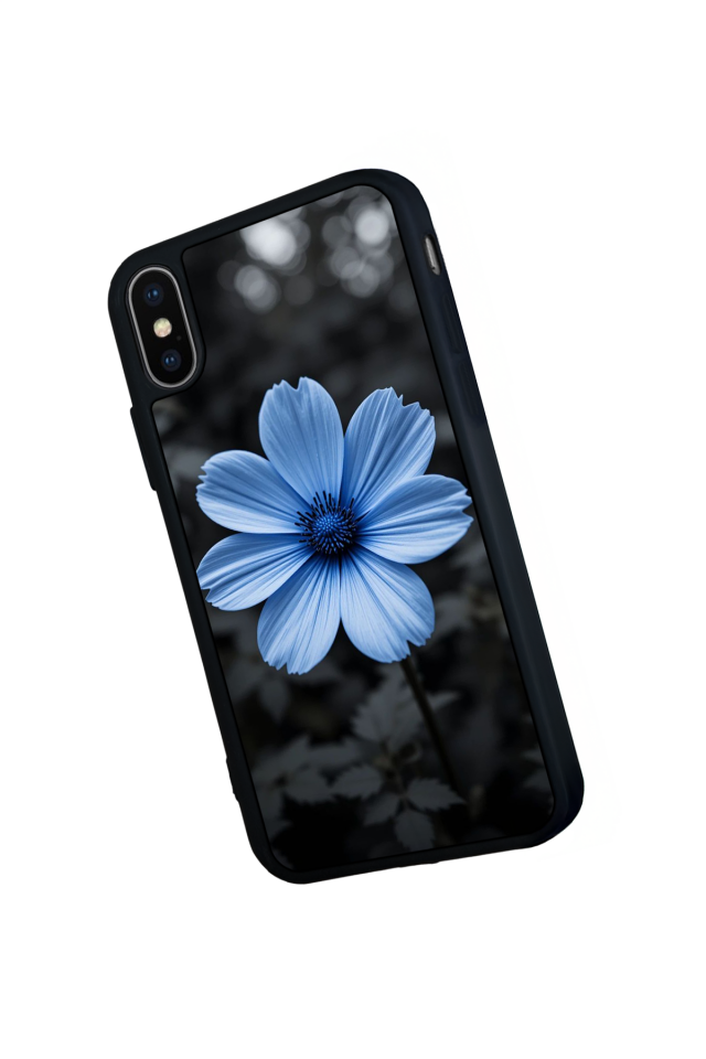 iPhone XS Max Uyumlu Cicek Tasarımlı Glossy Premium Kılıf