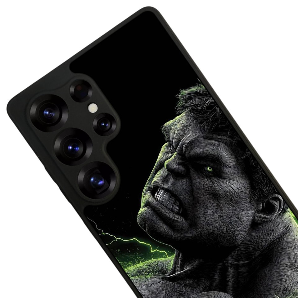 Samsung Galaxy S25 Ultra Uyumlu Hulk Tasarımlı Glossy Premium Kılıf